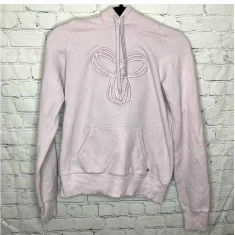 TNA light pink hoodie with kangaroo pocket